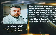Odgovor v.d. urednika RTK2 Marka Lekića: Ne uređujemo sajt RTK2